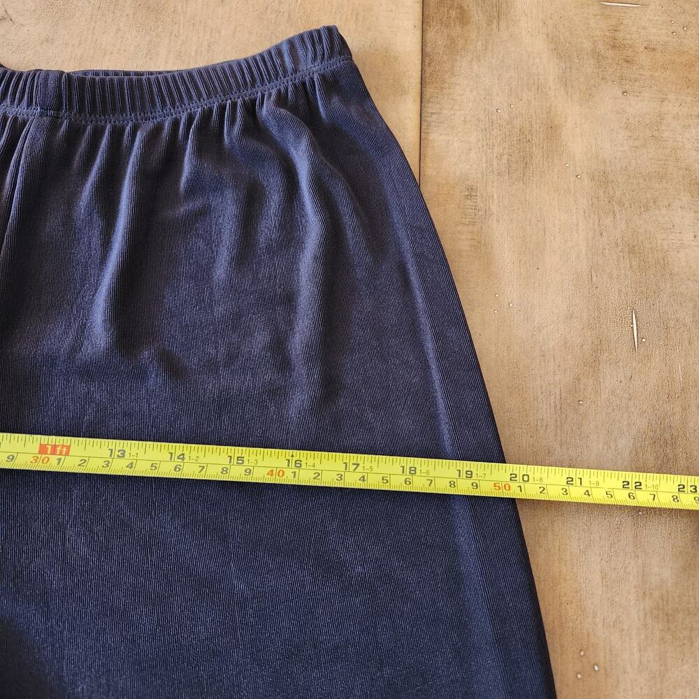 Chicos Travelers Pants Women 1S Chocolate Brown Slinky Knit Elastic Waist Dressy - Picture 12 of 16